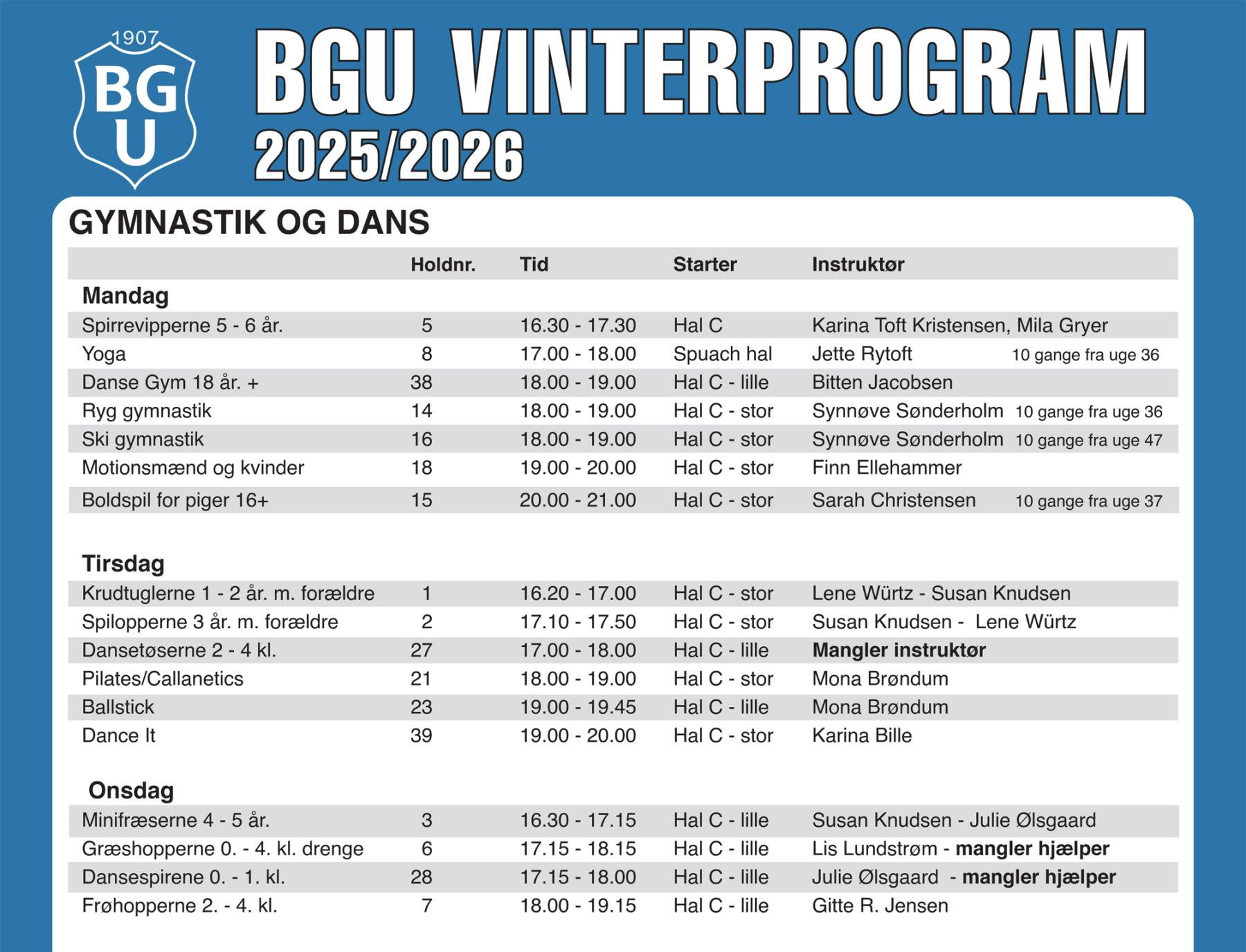 BGU program