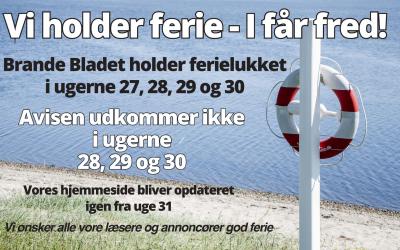 Brande Bladet sommerferie