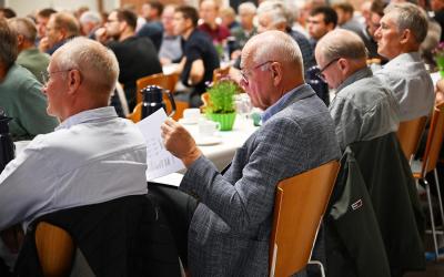 Forsamlingen lyttede til formand Viggo Conradsens beretning.