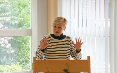 Mette Bock holdt Grundlovstalen i Brande