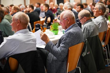 Forsamlingen lyttede til formand Viggo Conradsens beretning.