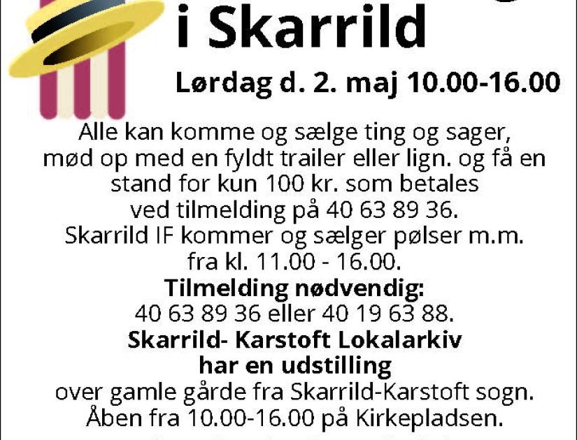 Markedsdag i Skarrild