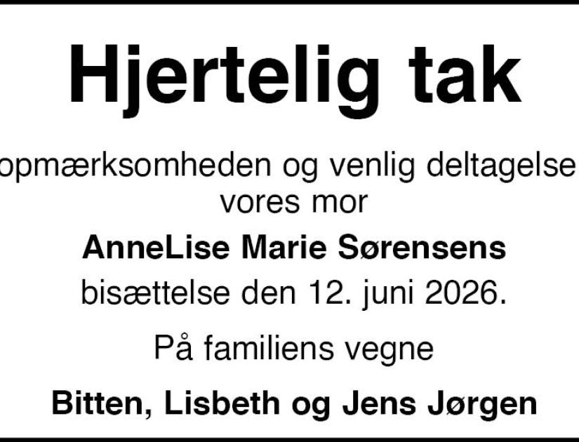 Takkeannonce